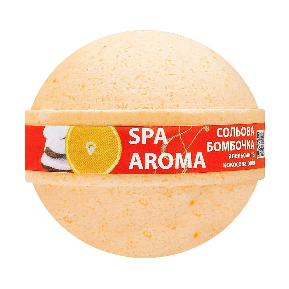 Бомбочка для ванни Bioton Cosmetics Spa &amp; Aroma Апельсин та кокосова олія, 200 г